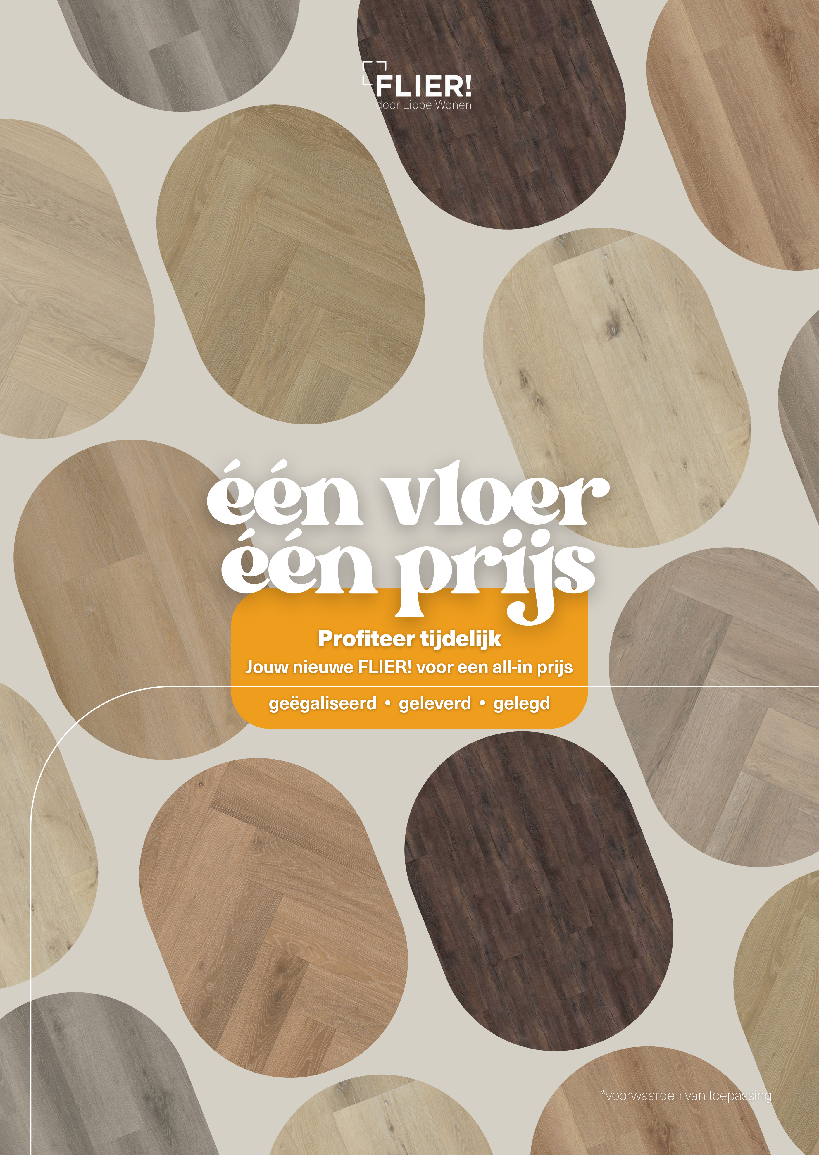 Één vloer, één prijs - vloerenactie