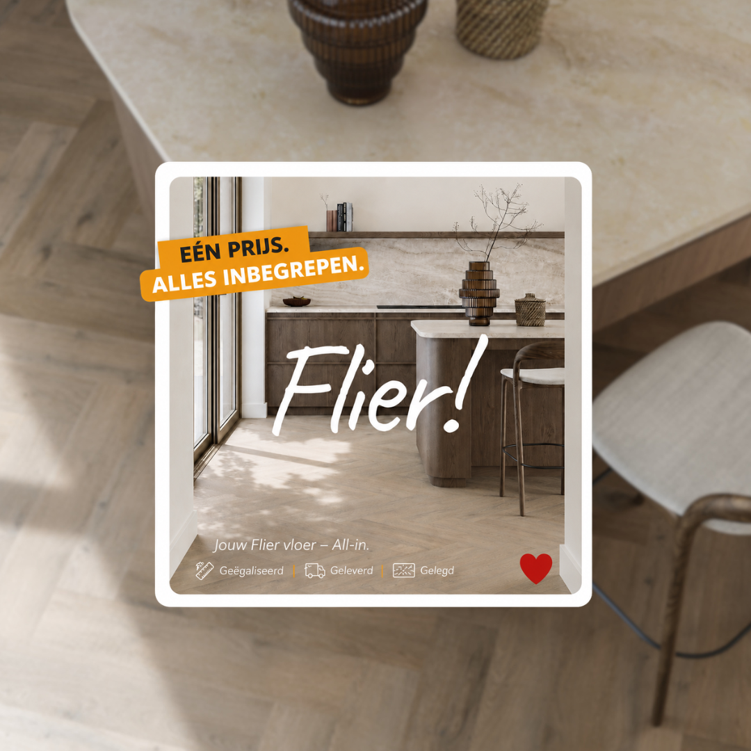 pvc vloer - all in prijs flier