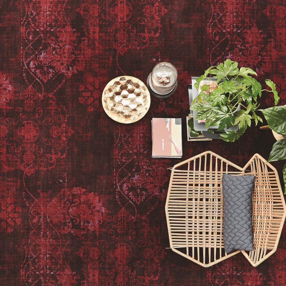 bonaparte tapijt met stoel en planten