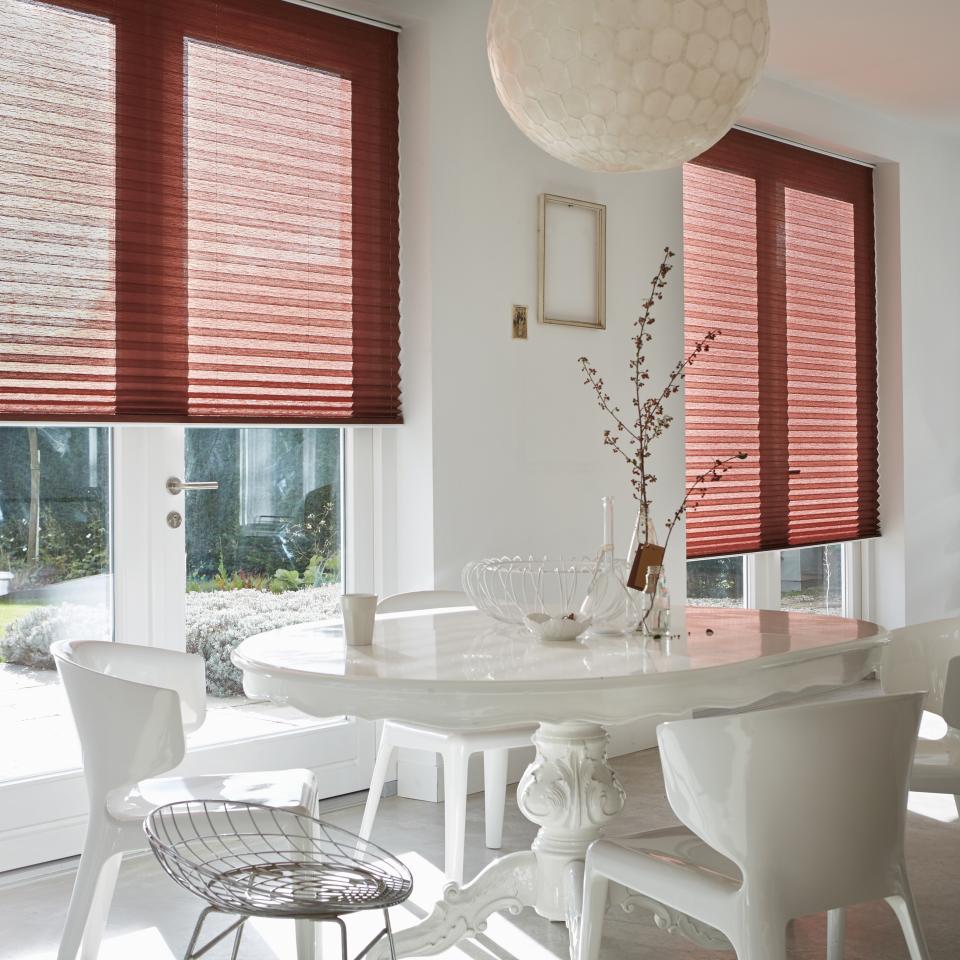 plisse luxaflex rood