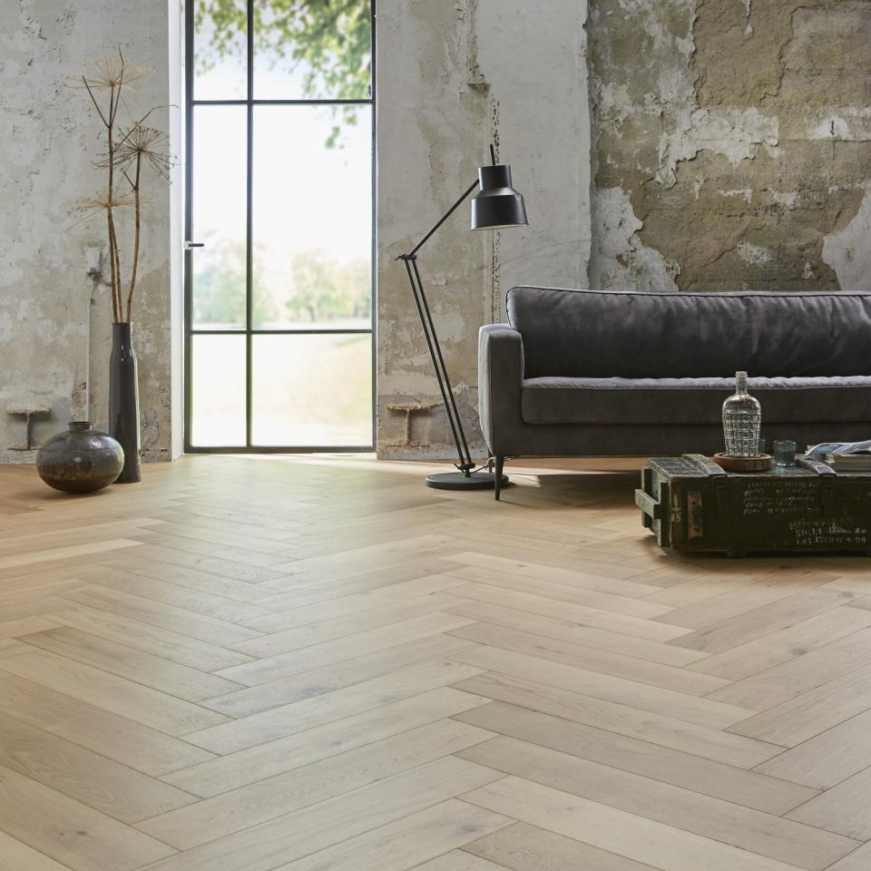 Floorlife visgraat houten vloer